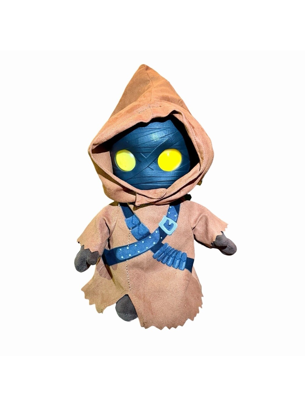 Star Wars Jawa Plush Figure with Removable Hood Brown Robe Yellow Eyes Scavenger